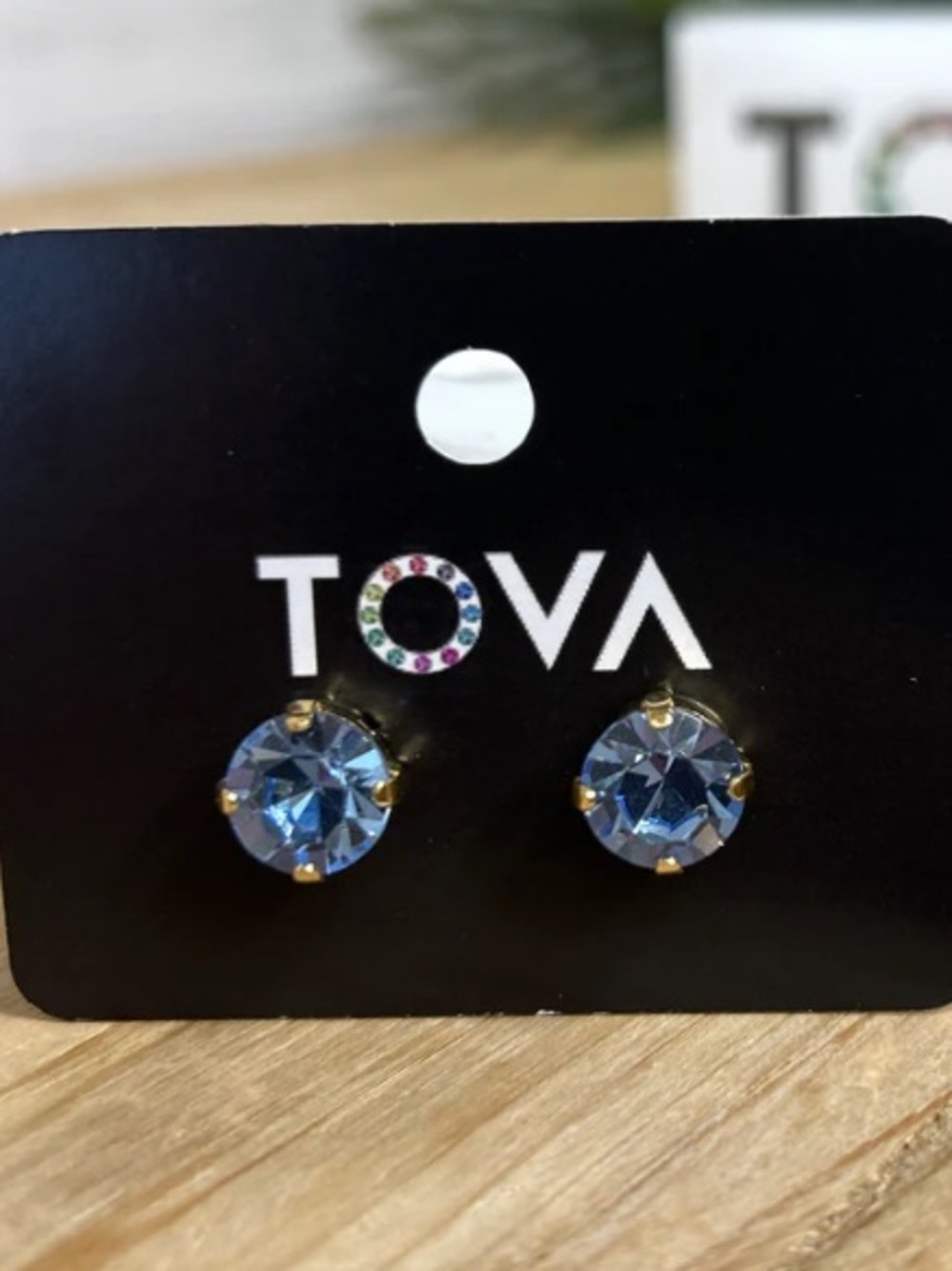 TOVA TRENTLEY LIGHT SAPPHIRE STUDS